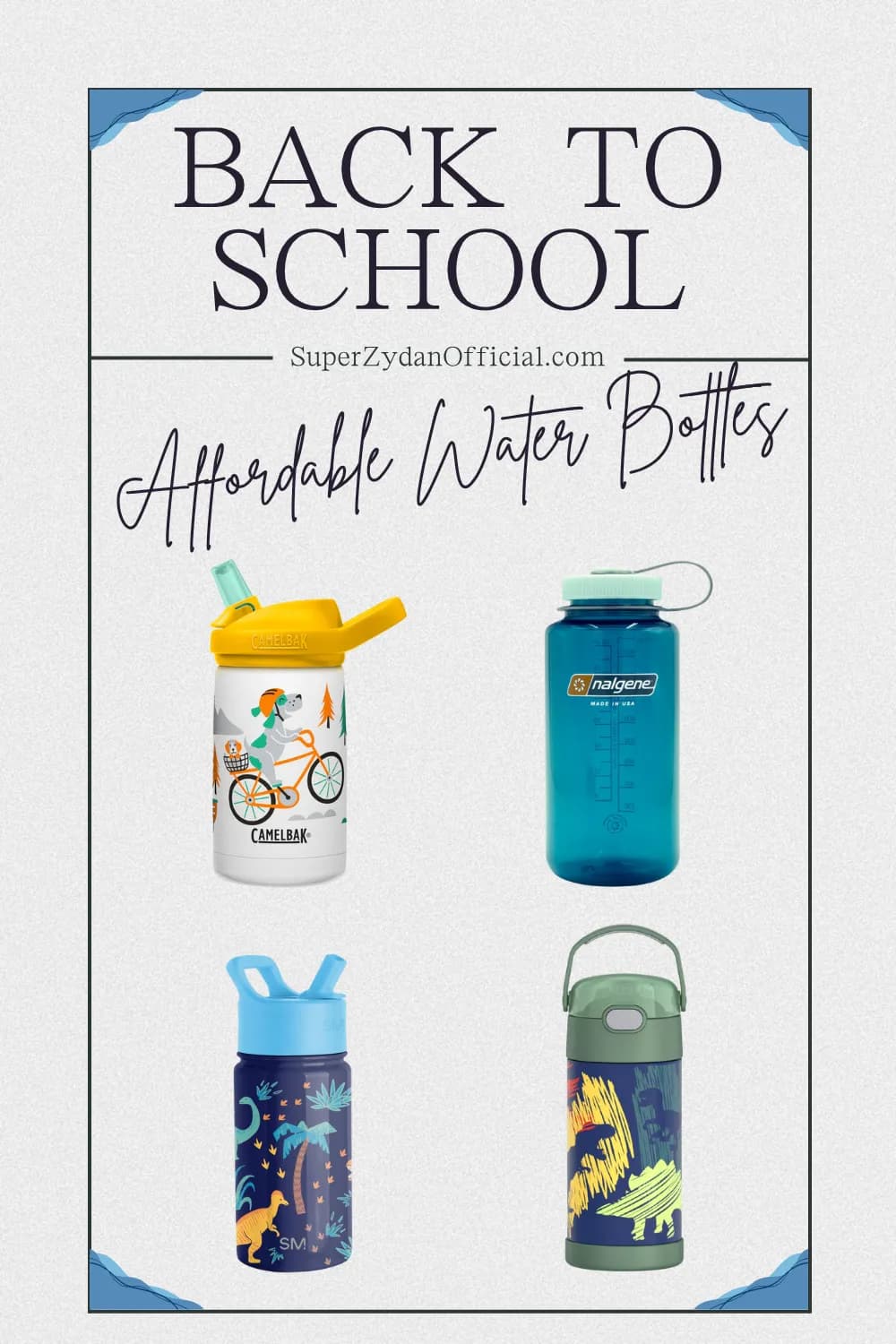 Affordable kids' water bottles for back to school