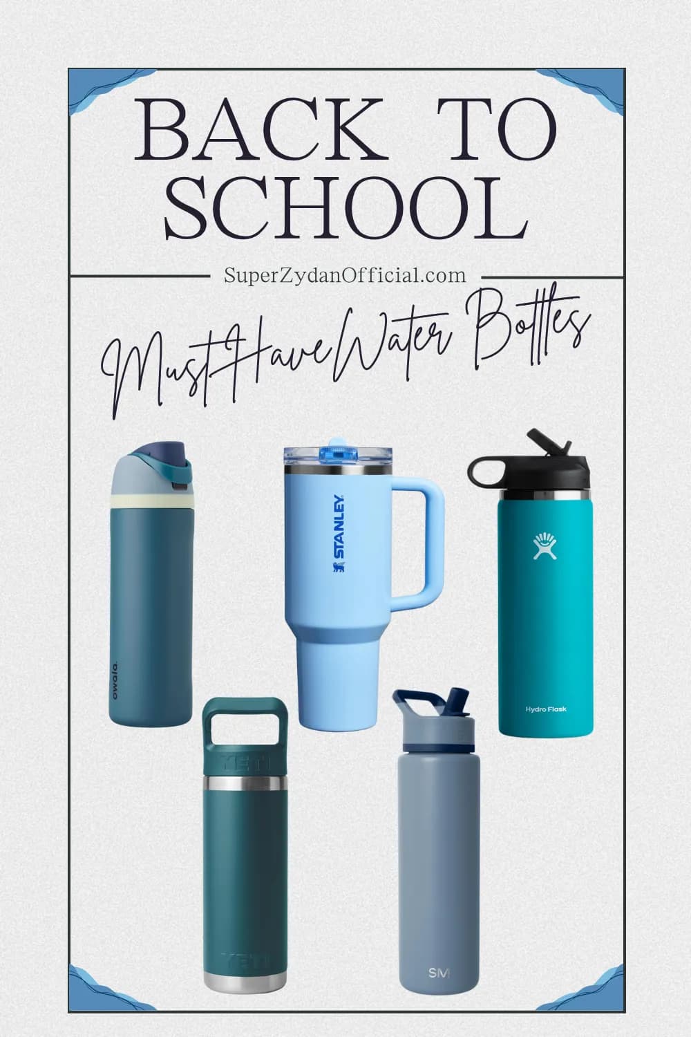 Must-have insulated water bottles and tumblers for school