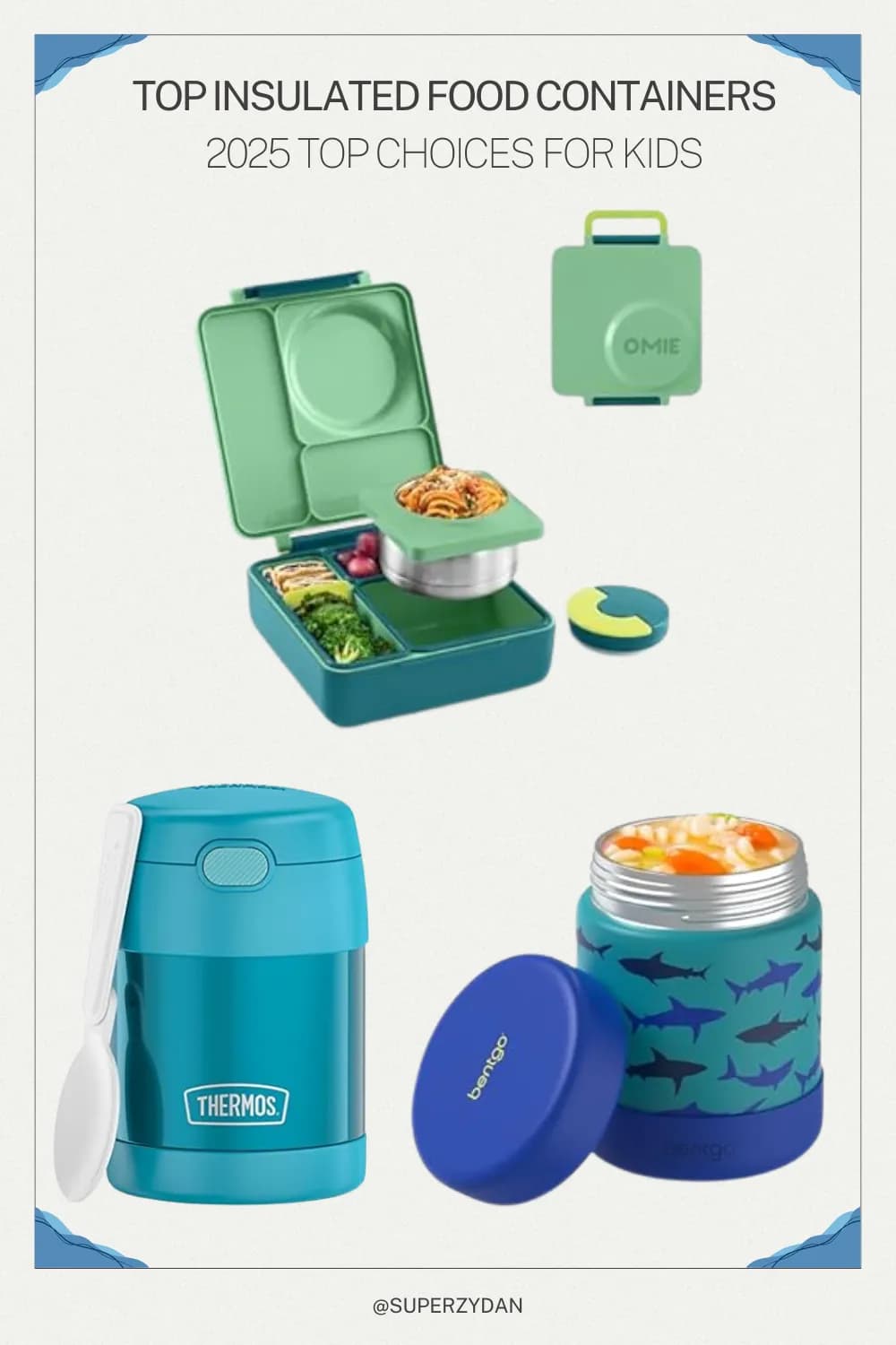 Top insulated food containers for kids' lunches in 2025